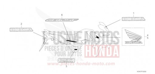 MARQUE/RAYURE CBF125MEFT de 2026